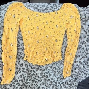 Hollister floral long sleeve